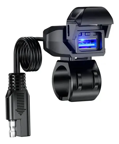 Carregador De Celular Turbo Para Moto Tomada Usb Qc3.0 | Frete grátis