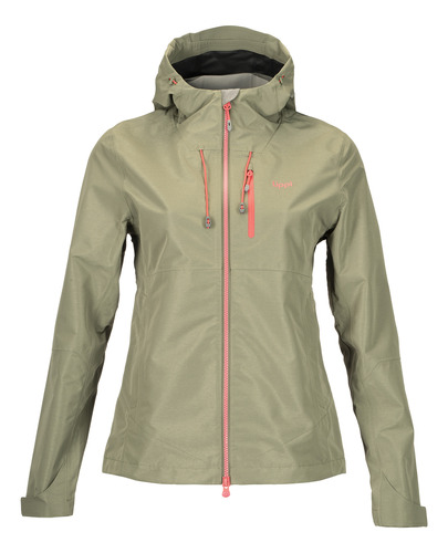 Chaqueta Mujer Lippi Summit B-dry Hoody Verde Mate I20