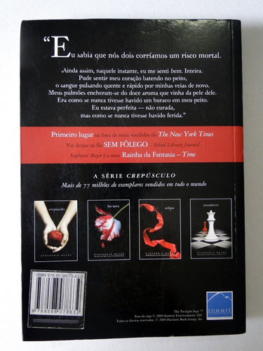 Crepúsculo Lua Nova - Stephenia Meyer (Usado)