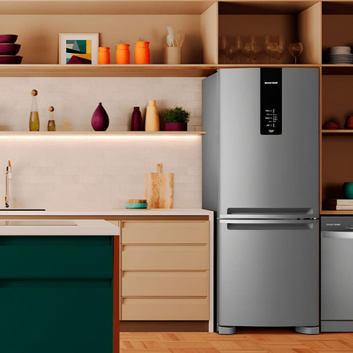 Geladeira Brastemp Inverse Com 447 Litros Frost Free Bre57fk
