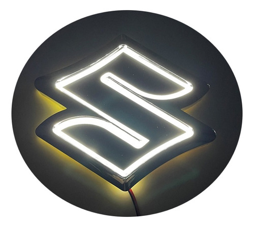 5d Luz Led Con Logotipo De Coche Con Emblema Suzuki Genial