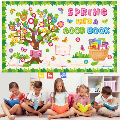 Conjunto De Decorações De Sala De Aula Epakh Reading Bulleti