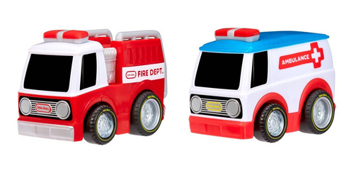 Imagen 6 de 8 de Vehículos De Emergencia Mini Crazy Fast Little Tikes.