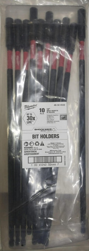Extensión Magnética Hex. 1/4 X 12 10 Pzs Milwaukee 48324522