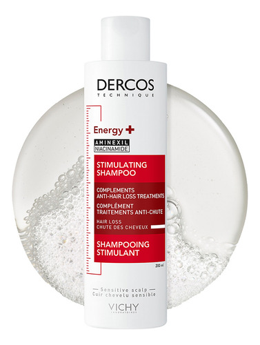 Shampoo Estimulante Vichy Dercos Energy+ Anticaída 200 Ml