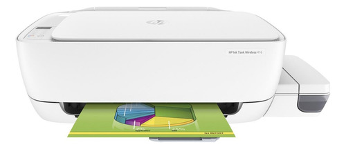Impressora a cor multifuncional HP Ink Tank Wireless 416 com wifi branca 100V/240V