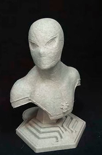 Conjunto De Bustos 3 Versões Do Homem Aranha - 10 Cm
