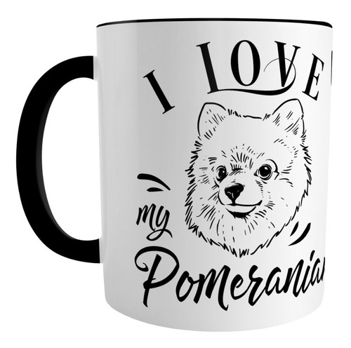 Taza  Pomerania  I Love My Pomerania Personalizable