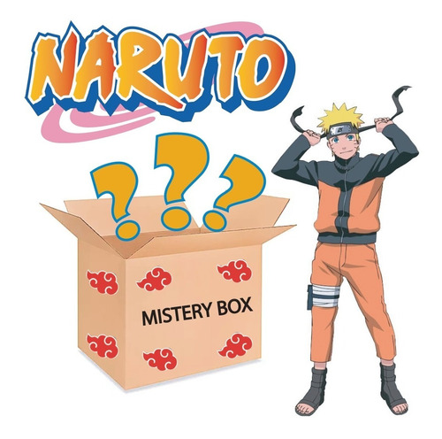 Caja De Naruto + De 5 Articulos Excelente Regalo