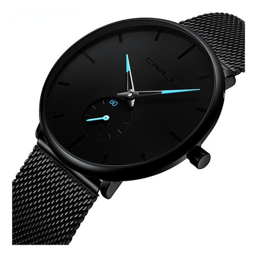 Reloj De Cuarzo Crrju Ultra Thin Premium Para Hombre