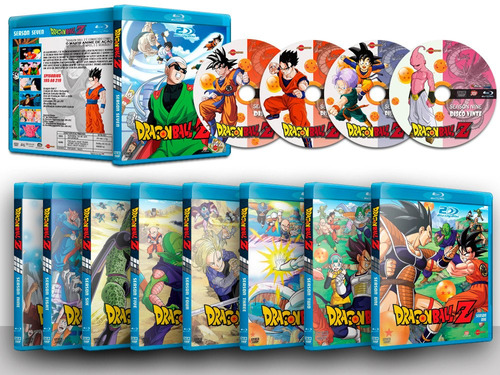 Imagem 1 de 7 de Coleção Dragon Ball Completo (db+dbz+gt+super) Blu-ray