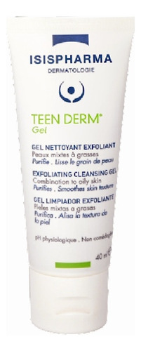 Gel Limpiador  Exfoliante Teem Derm De Isispharma. 