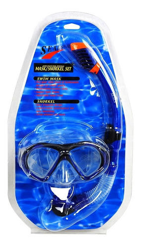 Careta Snorkel Doble Valvula Niño Seals