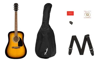 Guitarra Acústica Fender Alternative Fa-115,sunburst, Gloss Color Sunburst Orientación de la mano Diestro