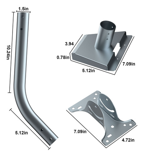 Kit Soporte Base Para Antena Starlink Estandar V4