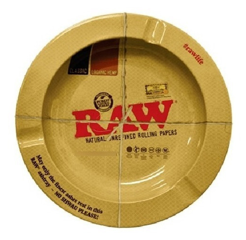 Cenicero Raw Redondo Metálico Ashtray 14 Cm