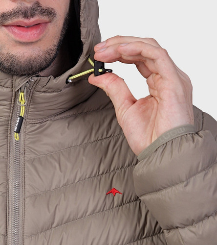 Campera Hombre Montagne Novak Pluma Con Capucha