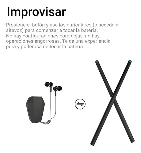 Tambor De Cuerpo Virtual Drum Kit Soporte Para Midi