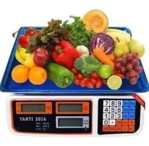 Balanza Peso Para Frutas Y Verduras 40kg