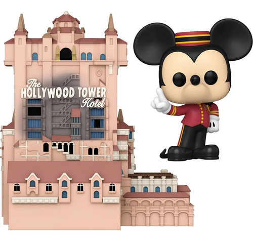 Funko Pop Town Disney Worldth 50 Torre Del Terror Con Mickey