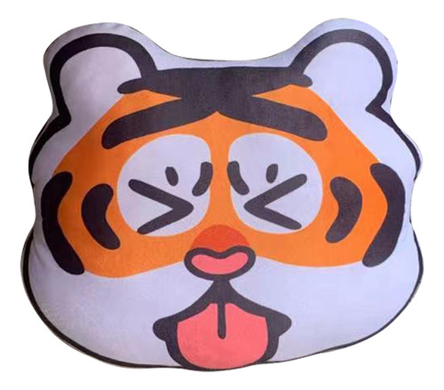 Almofada De Sofá De Dupla Face Em Forma De Tigre Gordo