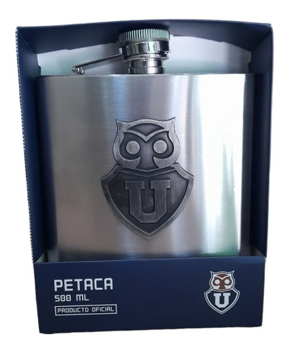 Petaca U De Chile Acero Inoxidable 500 Ml Oficial