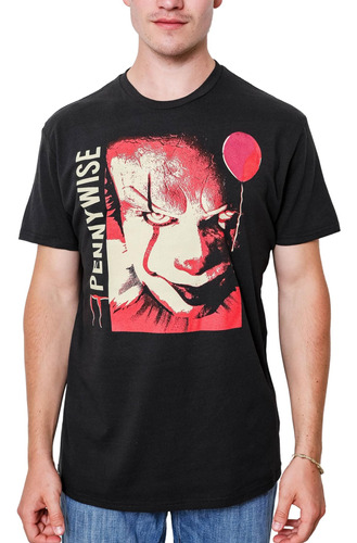 It Pennywise Face - Camiseta Para Hombre Y Adulto (LG, Negro