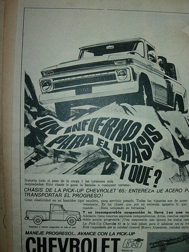 Clipping Publicidad Auto Automoviles Camioneta Chevrolet Mo2