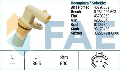 Sensor De Rpm Fae Fae79194