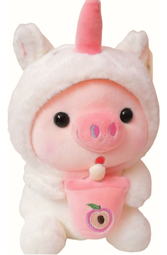 Peluche Cerdito Con Disfraz Unicornio