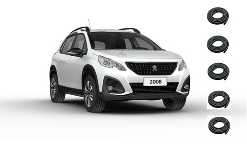 Peugeot 2008 Burletes Puertas Delanteras + Traseras + Baul 5