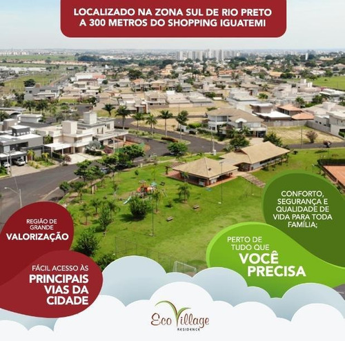Imagem 2 de 3 de Terreno À Venda, 746 M² Por R$ 821.000,00 - Residencial Eco Village - São José Do Rio Preto/sp - Te5043