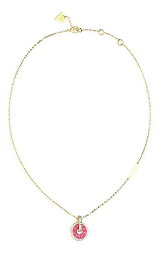 Collar Para Mujer Guess Crystal Beauty Color Plata Color Dorado4