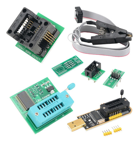 Kits De Adaptadores De Módulo Flicker Usb Programmer Ch341a