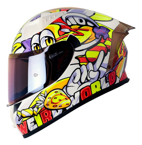 Casco Integral Shaft 526sp Evo Weird Certificado