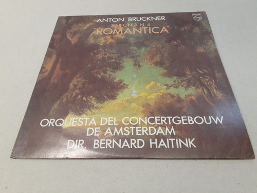 Sinfonía 4  Romántica , Bruckner - Lp 1967 Nacional Nm 9/10