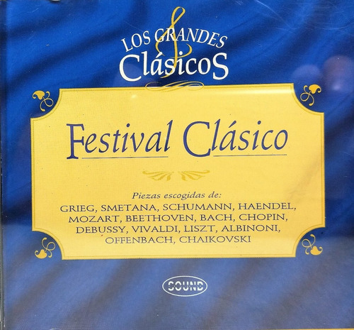 Festival Clásico - Mozart Beethoven Bach Chopin Y Más Cd 