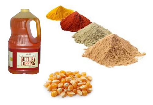 Combo Palomitas Aire Caliente 2 Kg Con 2 Sabores De 1 Kg