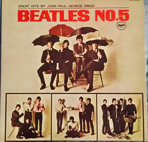 1965 The Beatles No 5 Album Japan Vinyl Apple