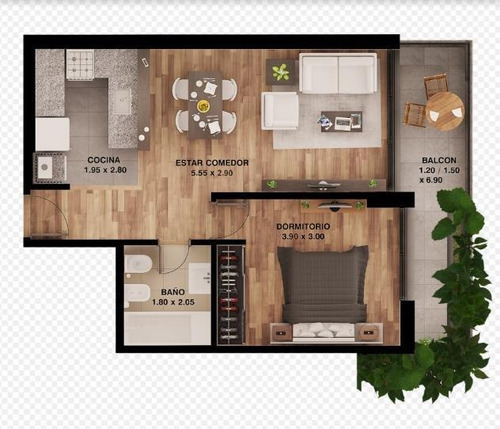 Imagen 9 de 18 de Departamento - Abasto