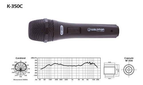 Imagem 2 de 5 de Microfone Waldman K-3500