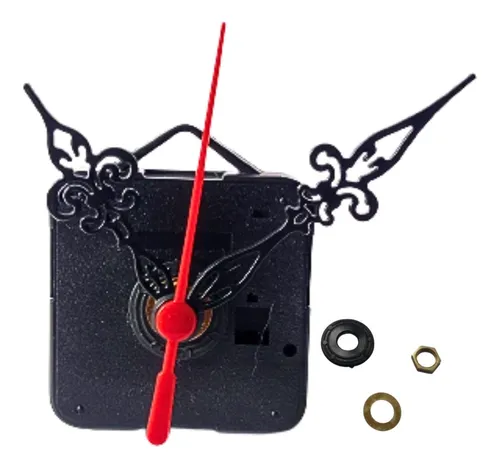 comprar Máquina Relógio Parede Eixo Quartz Ponteiro Preto Colonial 
