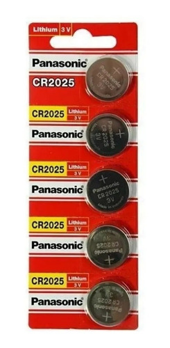 05 Pilhas Baterias Cr2025 3v Panasonic 01 Cartela
