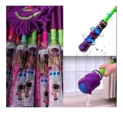 Trapeador Magico 360 Con Exprimidor Integrado