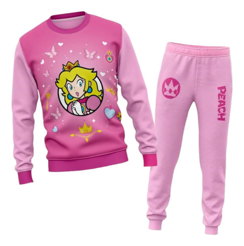 Conjunto  Para Niñas De La Princesa Peach