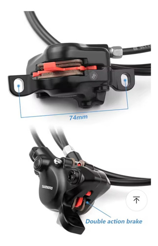 Frenos Hidraulicos De Bicicleta Mt200 Con Discos 160x160