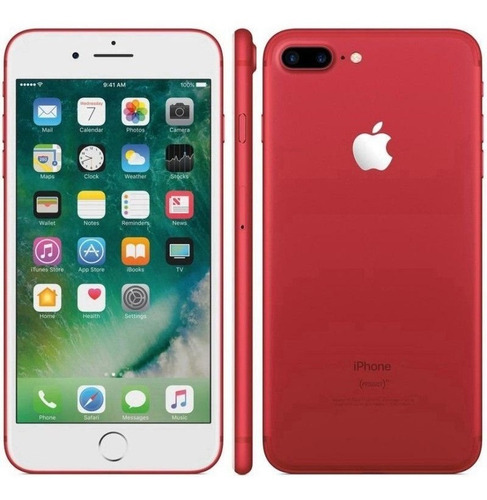 iPhone 7 Plus 128gb Vermelho, Câm 12mp