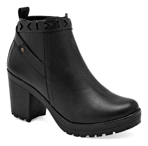 Bota Con Cierre Plataforma Dkch Rogue56 Mujer Color Negro E7