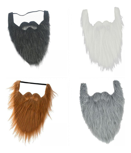 * Acessórios Para Fantasia De Barba Longa Falsa