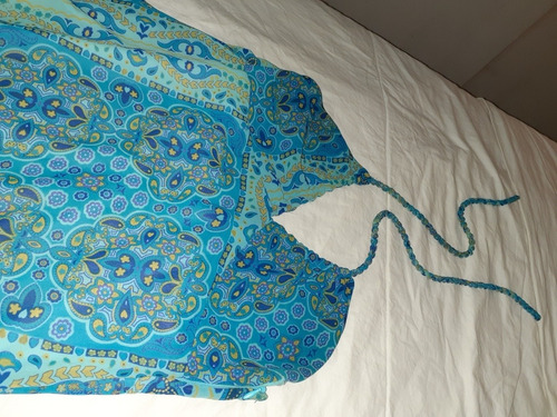 Vestido M Crepe Estampado